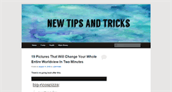 Desktop Screenshot of newtipsandtricks.com